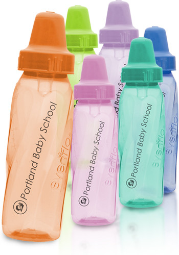 8 oz Assorted Color Evenflo Baby Bottles | IL409