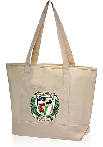 Front Pocket Canvas Tote Bags