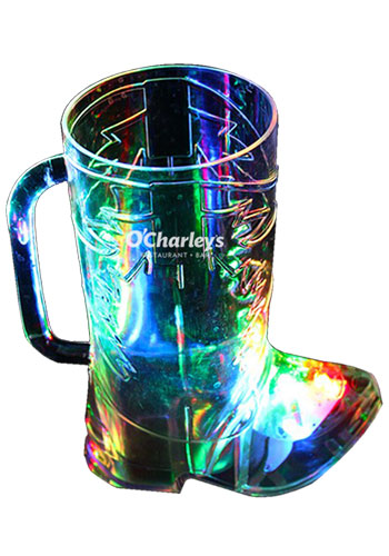 16 oz. Cowboy Boot Light Up Beer Mugs | WCLIT884