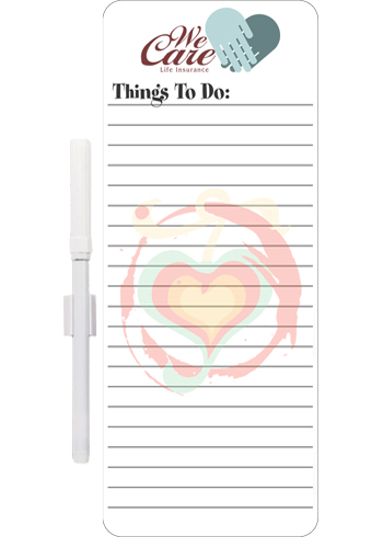 Promotional Memo Board Things to Do List w/ Mag 10in x 4in Magnets