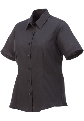 Printed Womens Short Sleeve Dress Shirts | LETM97743 - DiscountMugs
