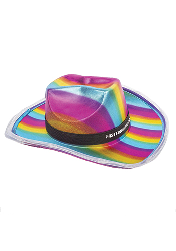 Rainbow Light Up Cowboy Hat | WCHAT536