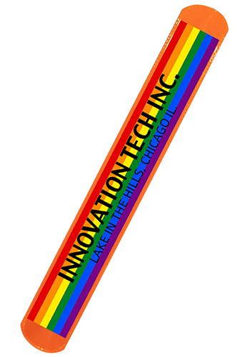 Customized Rainbow Pride Slap Bracelets