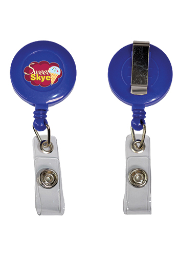 Retractable Badge Reel Holder with Belt Clip