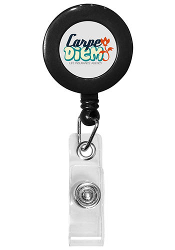 Retractable Badge Reel with Rotating Bull Dog Clip