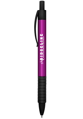Customized RETRAX Smooth Grip Metallic Retractable Ball Pens
