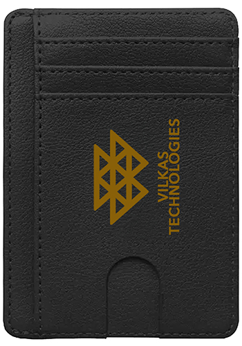 RFID Blocking Slim Leather Card Holder custom promotional product
