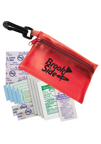 Customized Safescape First Aid Kits with Clip