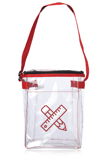 Customized Saturn Clear Lunch Bags