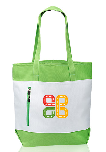 Tote Bags with Front Zipper