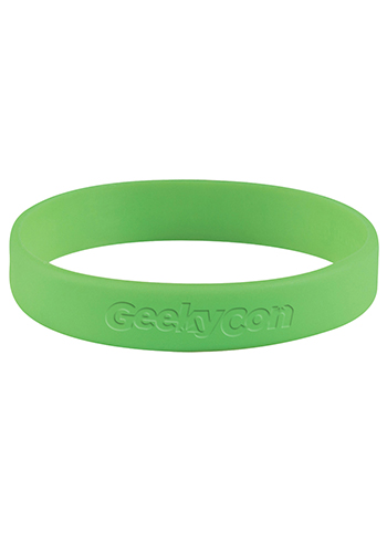 Printed Single Color Silicone Bracelets | X20163 - DiscountMugs