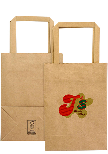 Small Kraft FSC Paper Bag