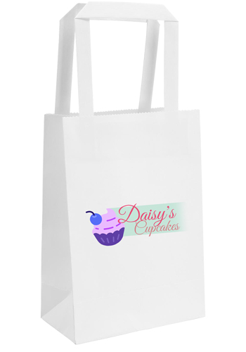 Small White FSC Paper Bag