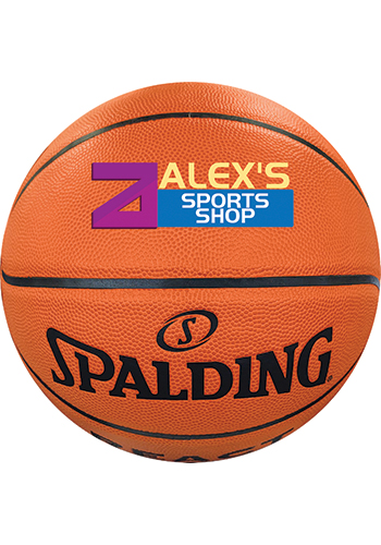 Spalding® Full-Size Composite Leather Basketball | GBSPFSBB