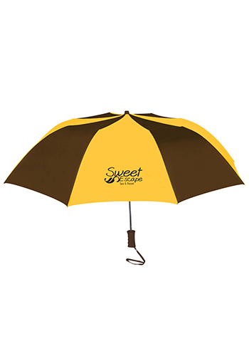 Custom Sporty Two-Tone Auto Folding Oversized Umbrella
