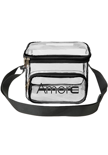 Stadium Approved Clear Lunch Bag with Front Pocket | IDLCB14305