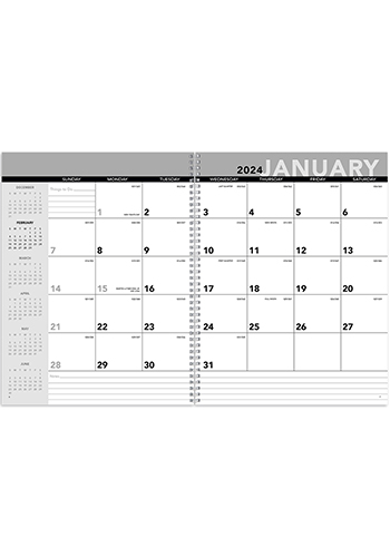 Standard Year Desk Planners Calendars | X11457