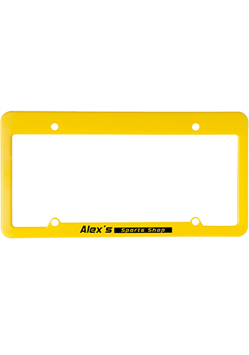Personalized Straight Top License Plate Frames