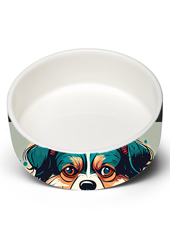 Sublimated Ceramic Pet Bowl | PMU31006