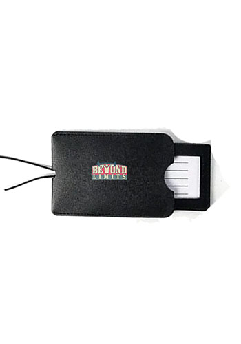 Suitcase Luggage Tags with Sleeve & Elastic Band