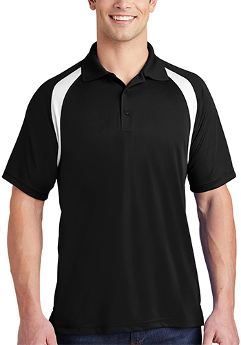 Sport-Tek Dry Zone Colorblock Raglan Polo Shirts | T476