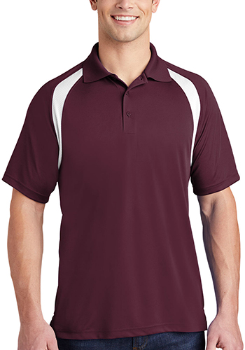 Sport-Tek Dry Zone Colorblock Raglan Polo Shirts | T476