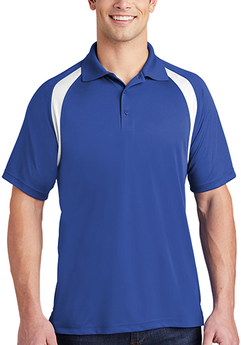 Promotional T476 Printed Sport-Tek Dry Zone Colorblock Raglan Polo Shirts