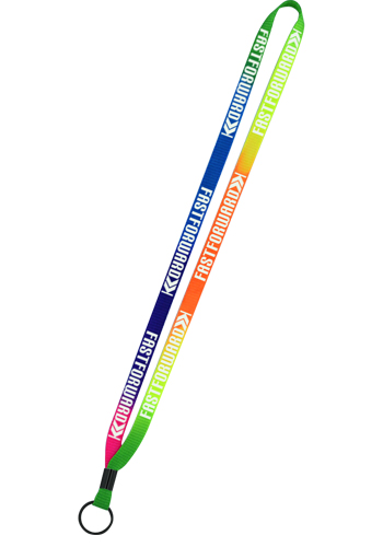 Tie-Dye Multicolor Lanyards