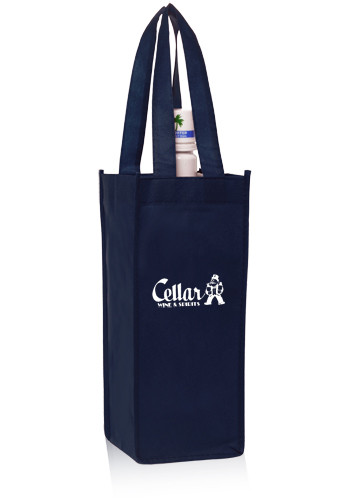 Personalized Non-Woven Vineyard One Bottle Wine Bags | TOT115 ...