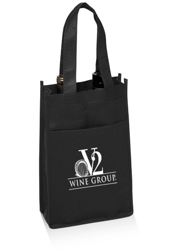 Non-Woven Vineyard Two Bottle Wine Bags | TOT116