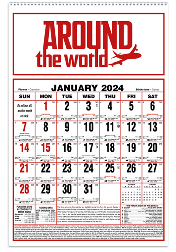Large Almanac Calendars
