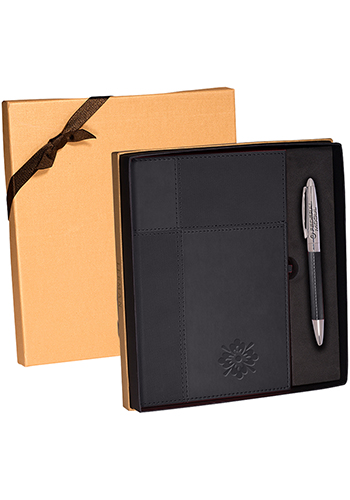 Tuscany Duo-Textured Journals & Pen Gift Sets | PLLG9310