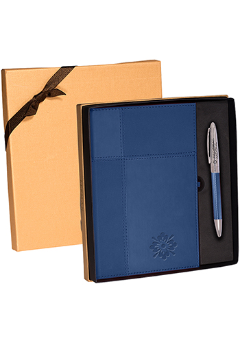 Tuscany Duo-Textured Journals & Pen Gift Sets | PLLG9310