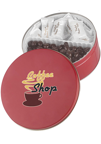 Warm Wishes Tins with English Butter Toffee & Dark Chocolate Almonds | CI800EBTD
