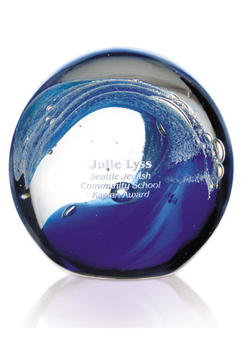 Jaffa Wave Art Glass Awards | X10465