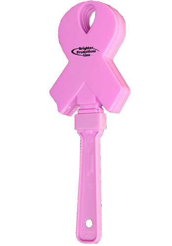 Pink Ribbon Hand Clappers | WCMUS153