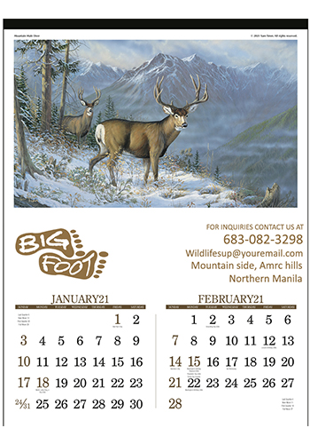 Wildlife Art Wall Calendars | X11502