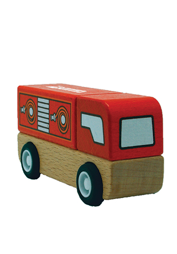 Wooden Fire Truck | AL24548