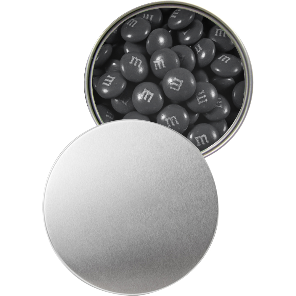 Silver Tins- No Lid Imprint - 1.5oz. Personalized M&M'S®