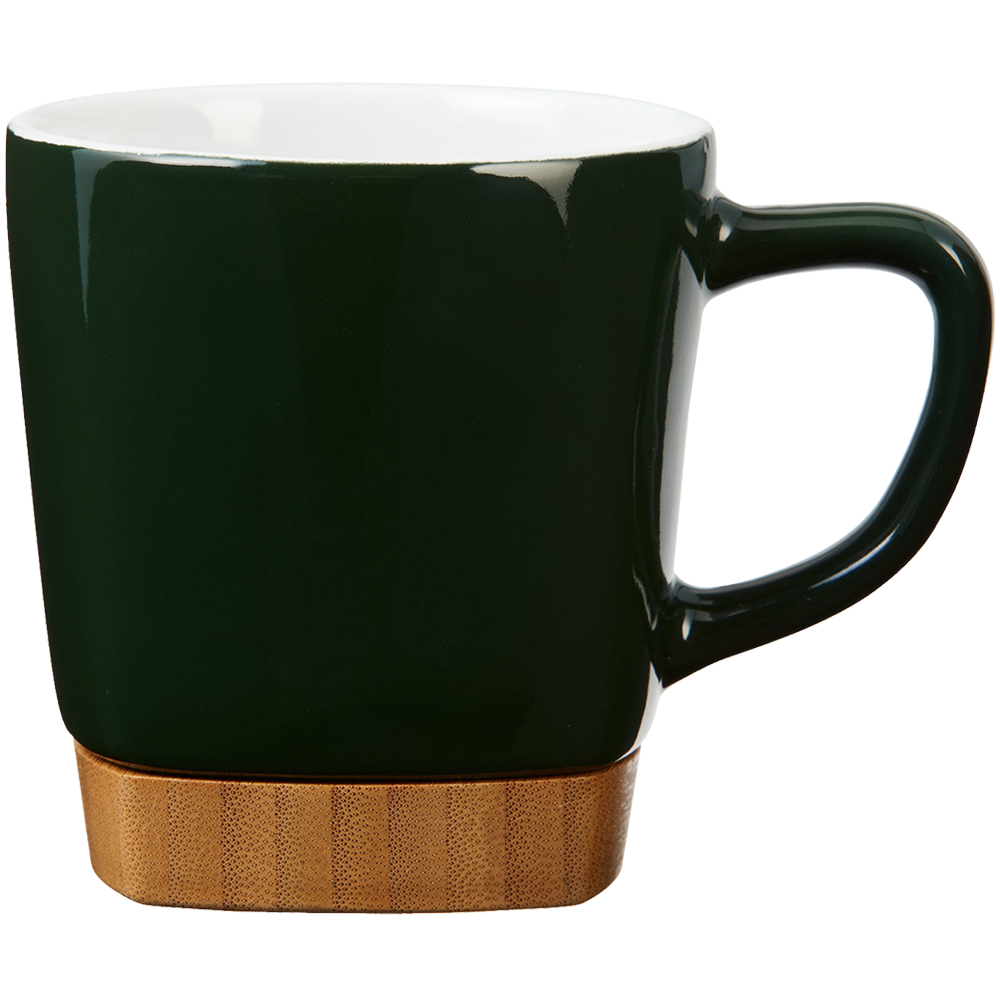 Custom Promotional Bamboo Coffee Mug with Handle from Factory