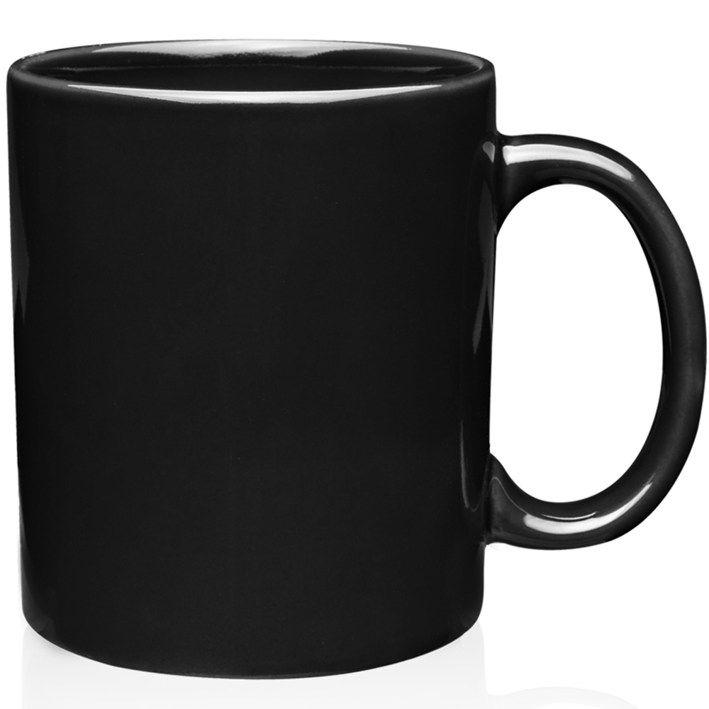 Wholesale 11 oz Color Changing Magic Mugs Glossy Black Coffee Mugs Ceramic  Photo Cups Bulk Manufacturer and Supplier