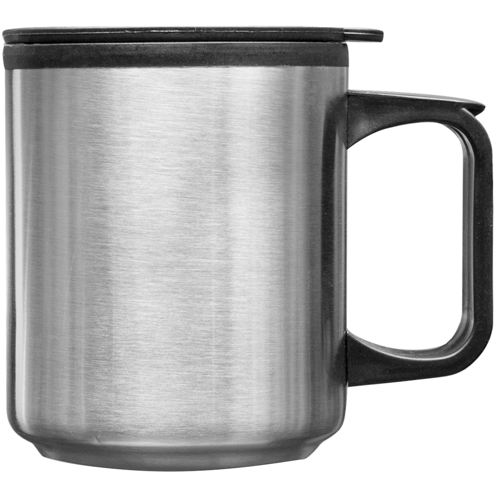 Custom Stainless Steel Travel Mug With Handle and Lid / Double