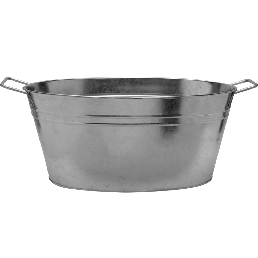 Custom 15 Qt Galvanized Metal Tub IL713 DiscountMugs
