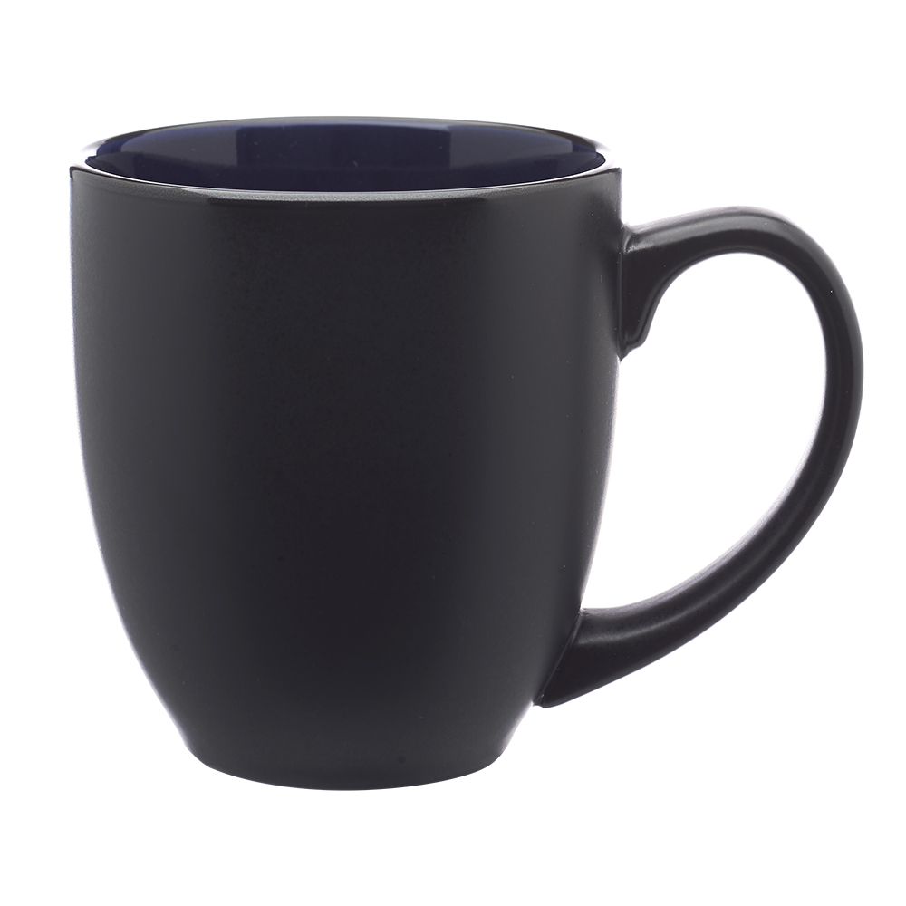 Pop Out Bistro Two Tone Coffee Mugs 16 oz. Set of 10, Bulk Pack - Perfect  for Coffee, Hot Cocoa and other Beverages - Black 