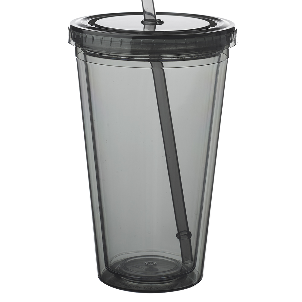 25oz Acrylic Tumbler W/ Handle & Straw – The Stainless Depot