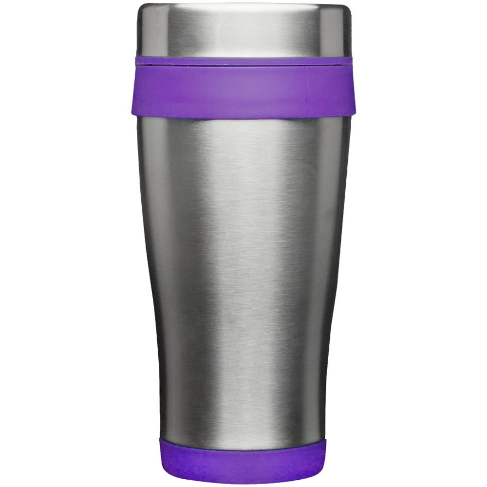 Vacuum Insulated Travel Mug. Stainless Steel, Purple, 375ml - eSeasons GmbH