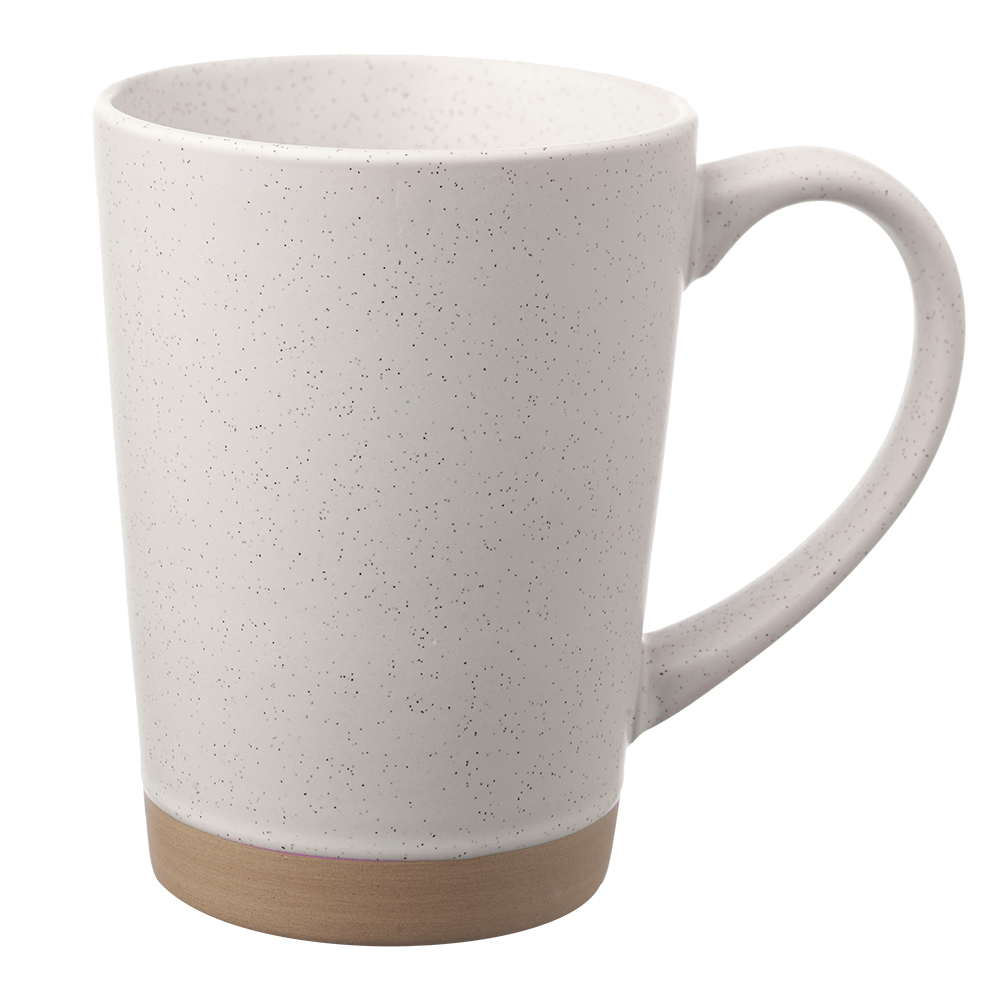 COFFEE WORD BROWN 16 OZ LATTE MUG