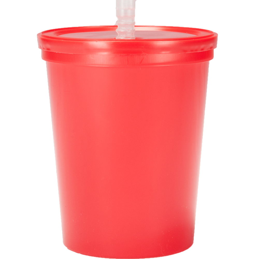 Alamo Solid Red Plastic Cups 16oz 15ct - Nimbus Imports