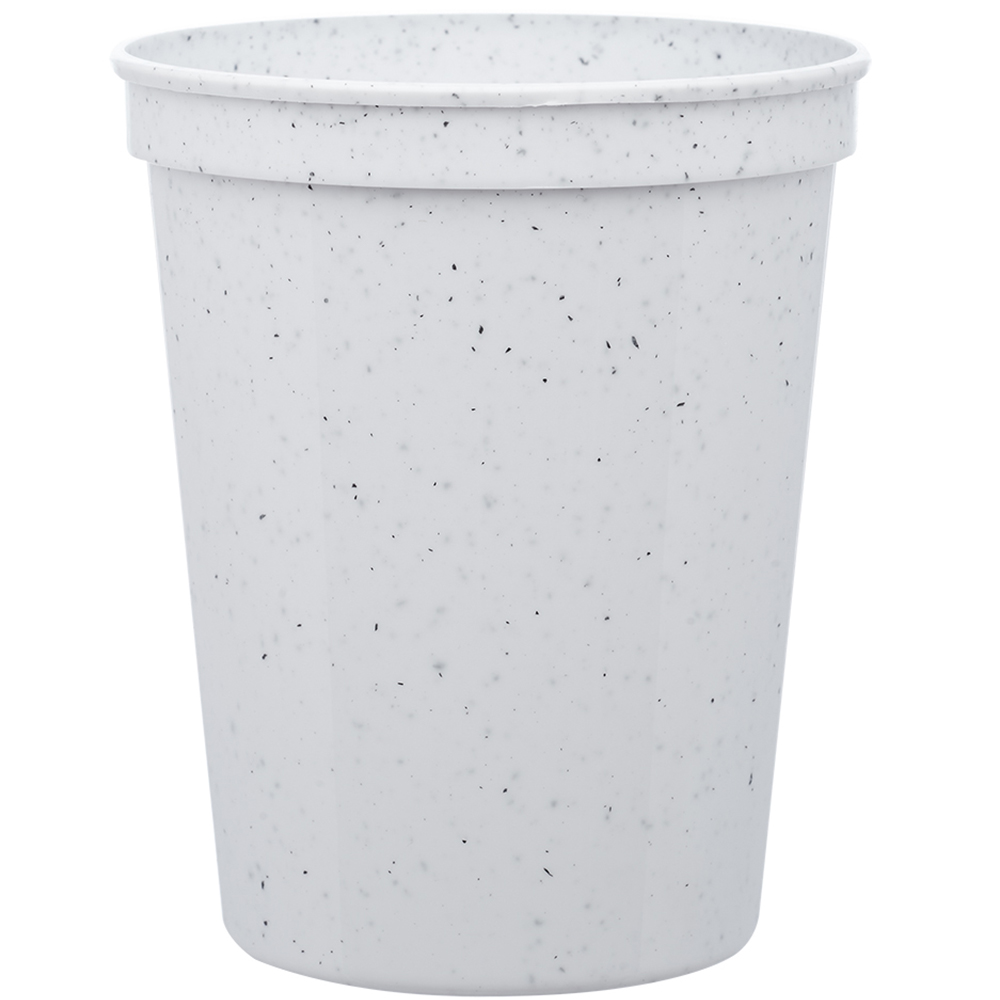 16 oz Solid Plastic Cups White,Pack of 20,12 packs