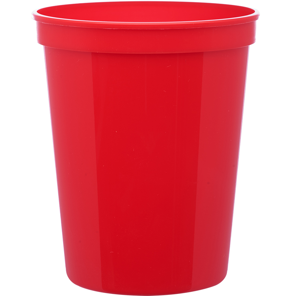 RW Base 16 oz Red Plastic Party Cup - 3 3/4 x 3 3/4 x 4 3/4 - 500 count  box